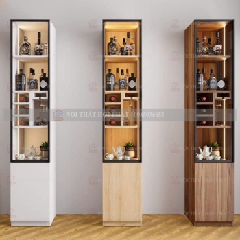 Tủ Rượu Trang Trí Gỗ Đẹp TRG001